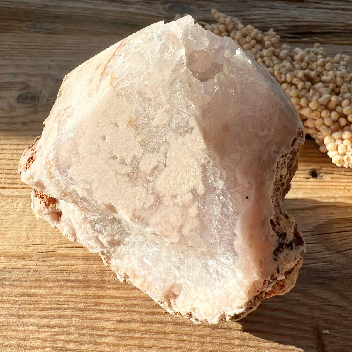 Pink Amethyst Spitze (halbpoliert) - DIY SPIRIT