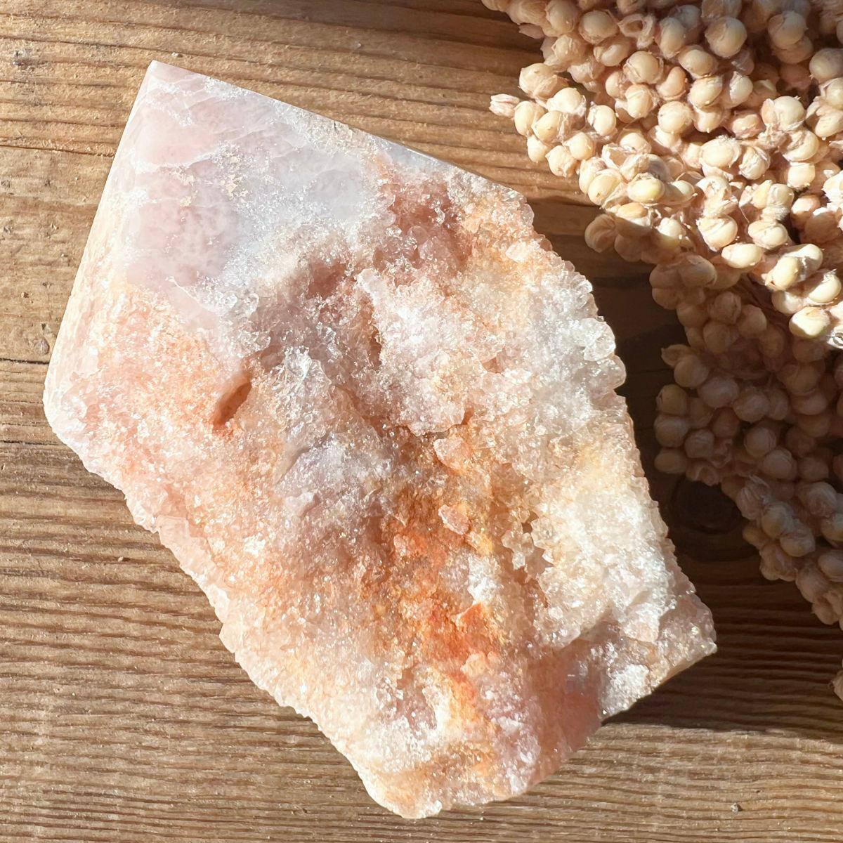 Pink Amethyst Spitze (halbpoliert) - DIY SPIRIT