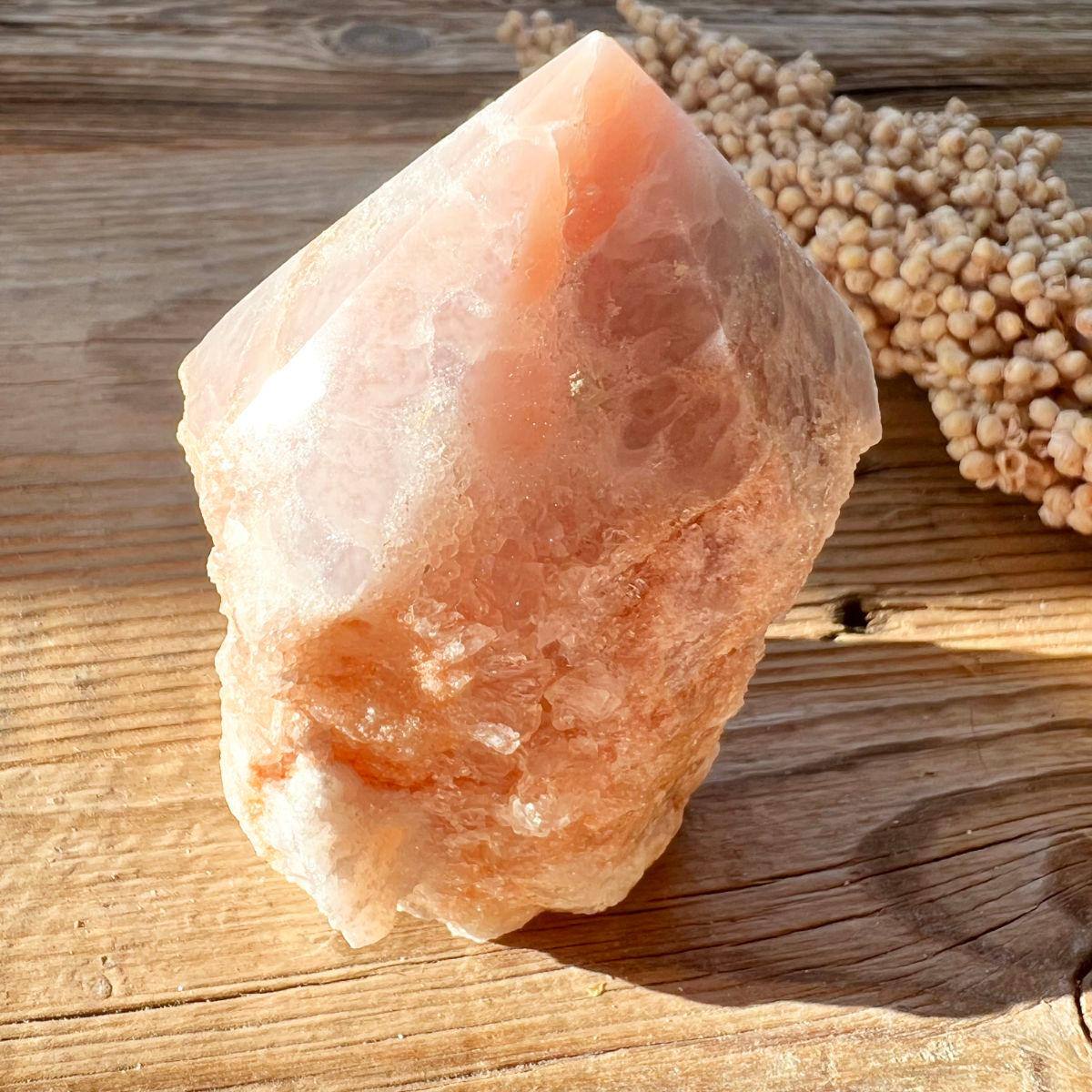 Pink Amethyst Spitze (halbpoliert) - DIY SPIRIT