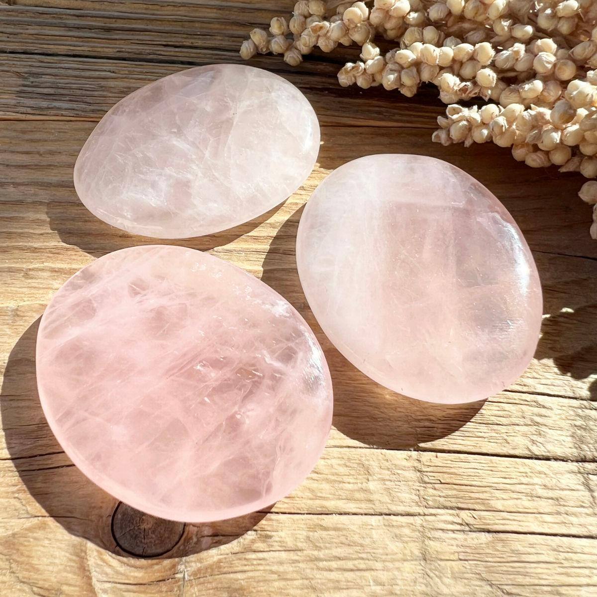 Rosenquarz Taschenstein - DIY SPIRIT #