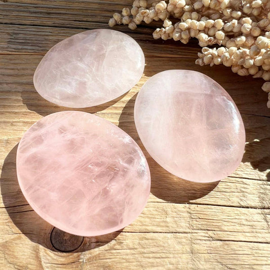 Rosenquarz Taschenstein - DIY SPIRIT #