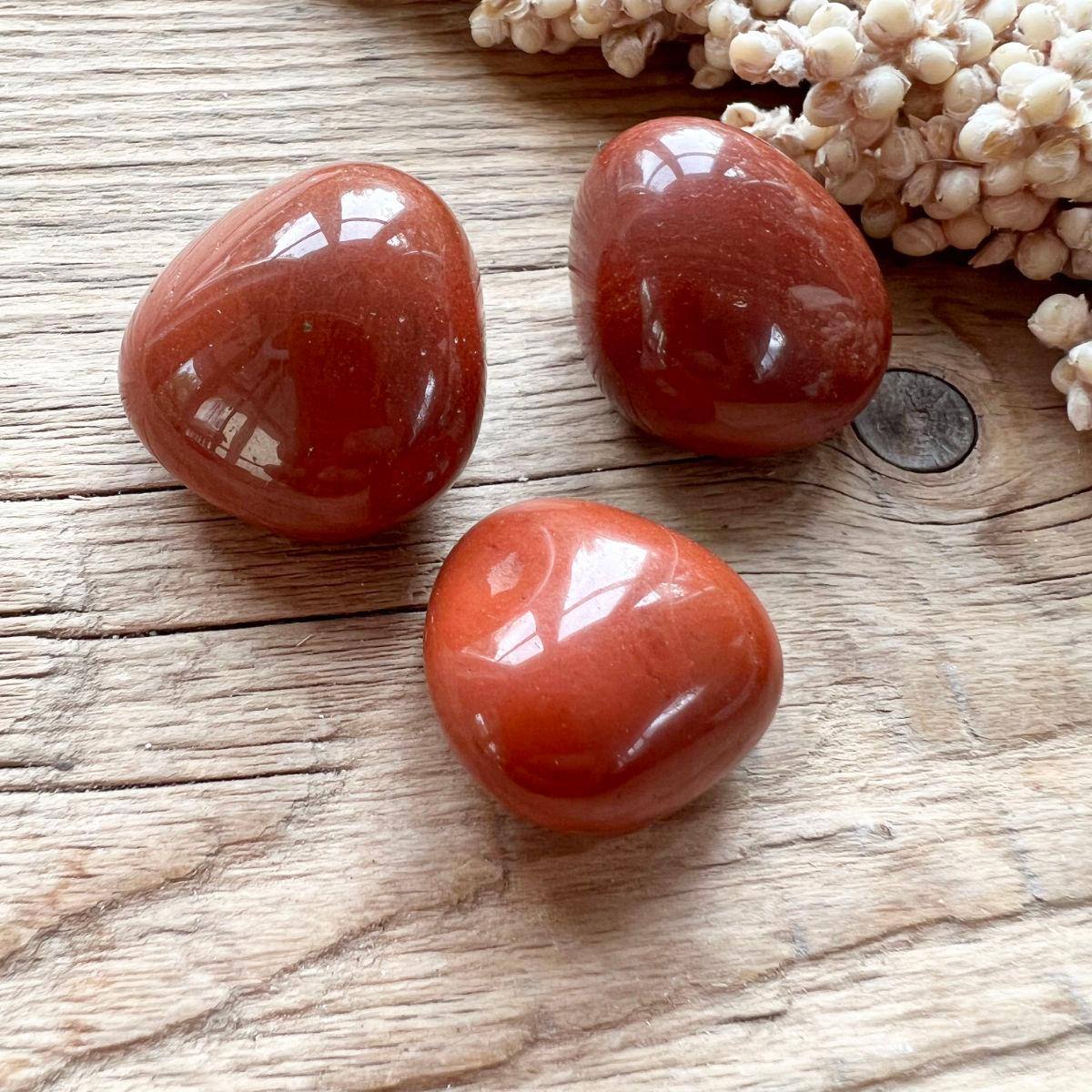 Jaspis (rot) Trommelstein - DIY SPIRIT #