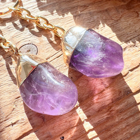 Amethyst Taschenanhänger - DIY SPIRIT #