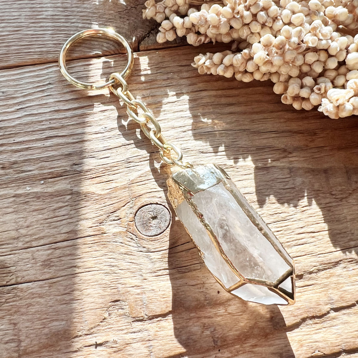 Bergkristall Taschenanhänger - DIY SPIRIT #