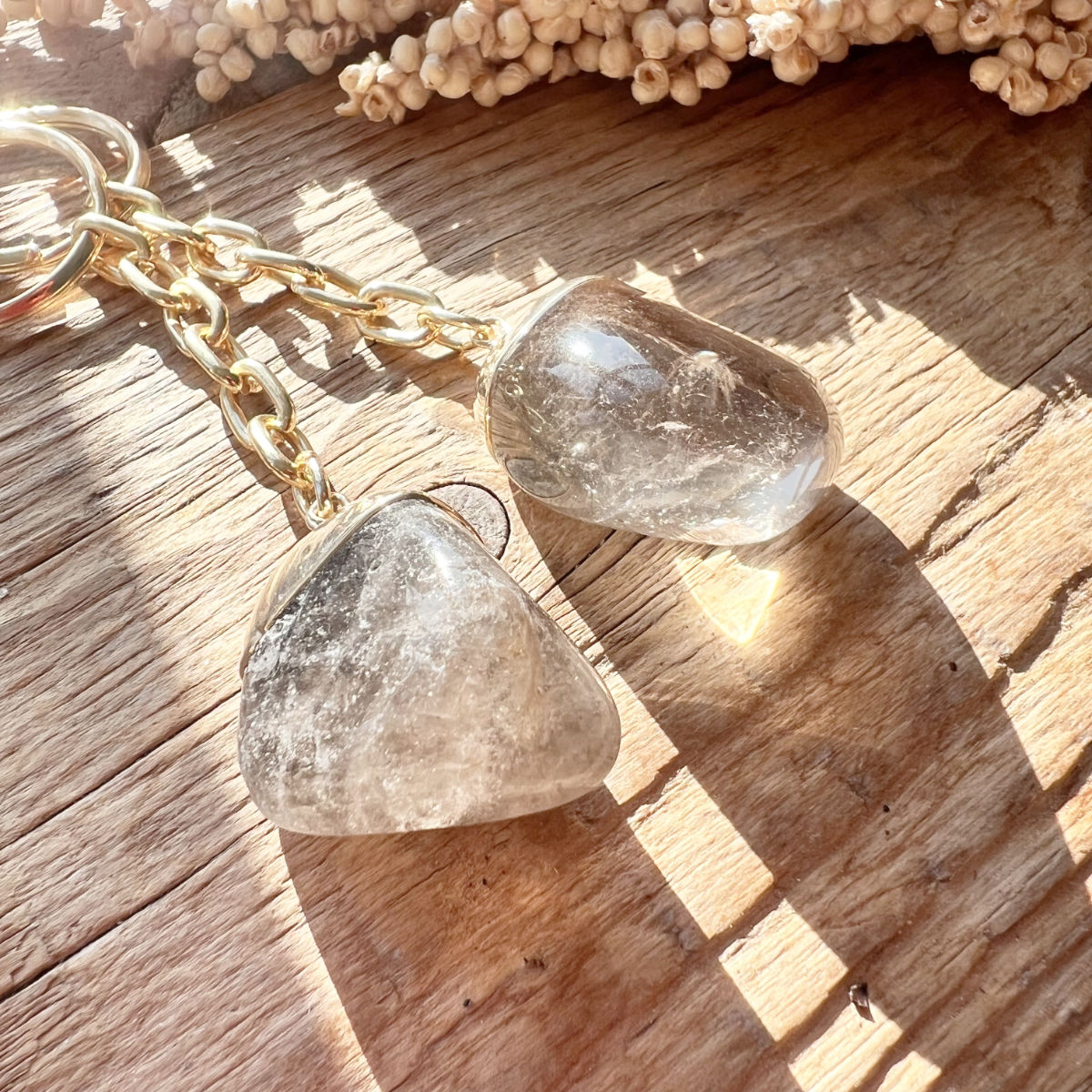 Rauchquarz Taschenanhänger - DIY SPIRIT #
