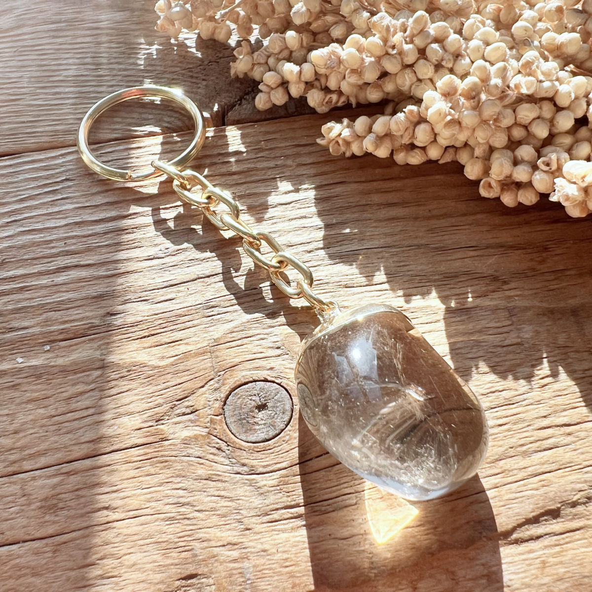 Rauchquarz Taschenanhänger - DIY SPIRIT #