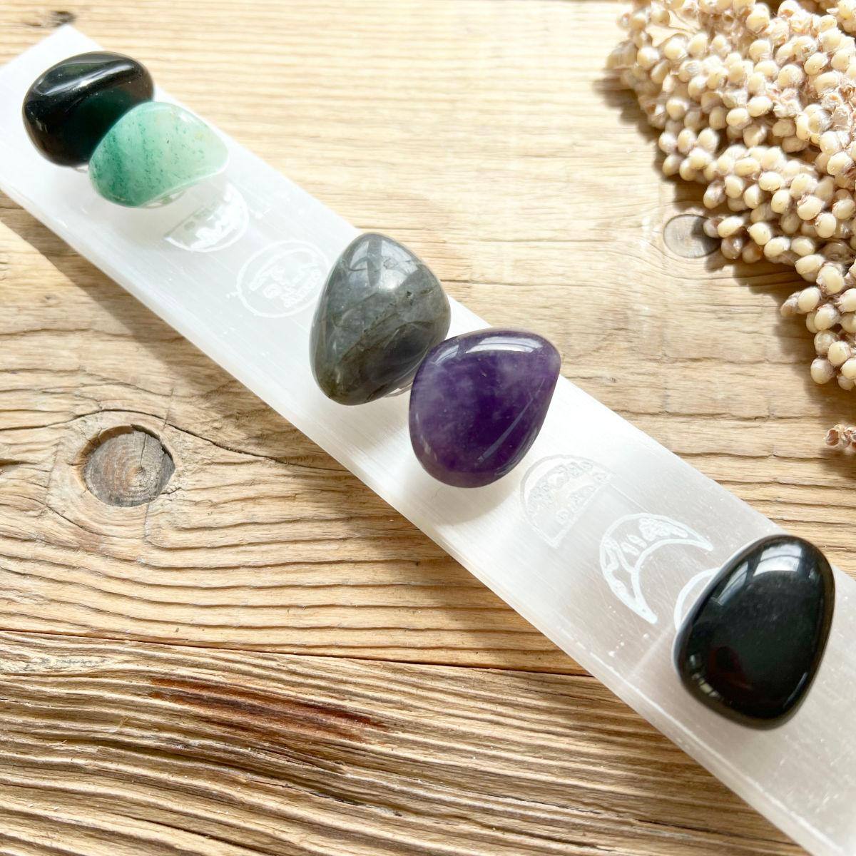Selenit Tafel (Mondphasen)