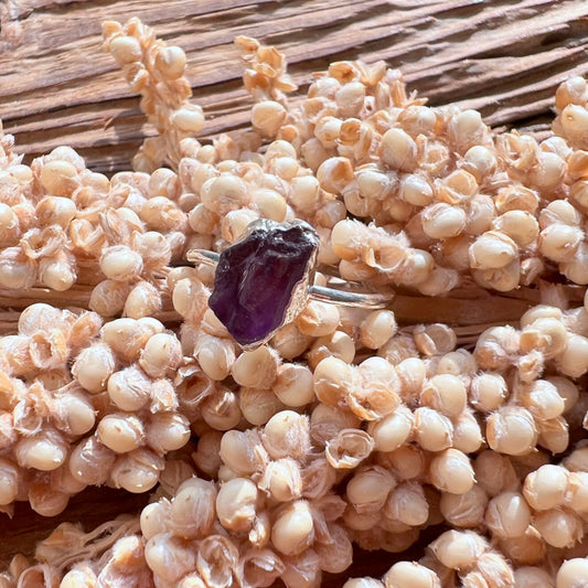 Amethyst Silberring