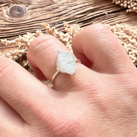 Mondstein Silberring