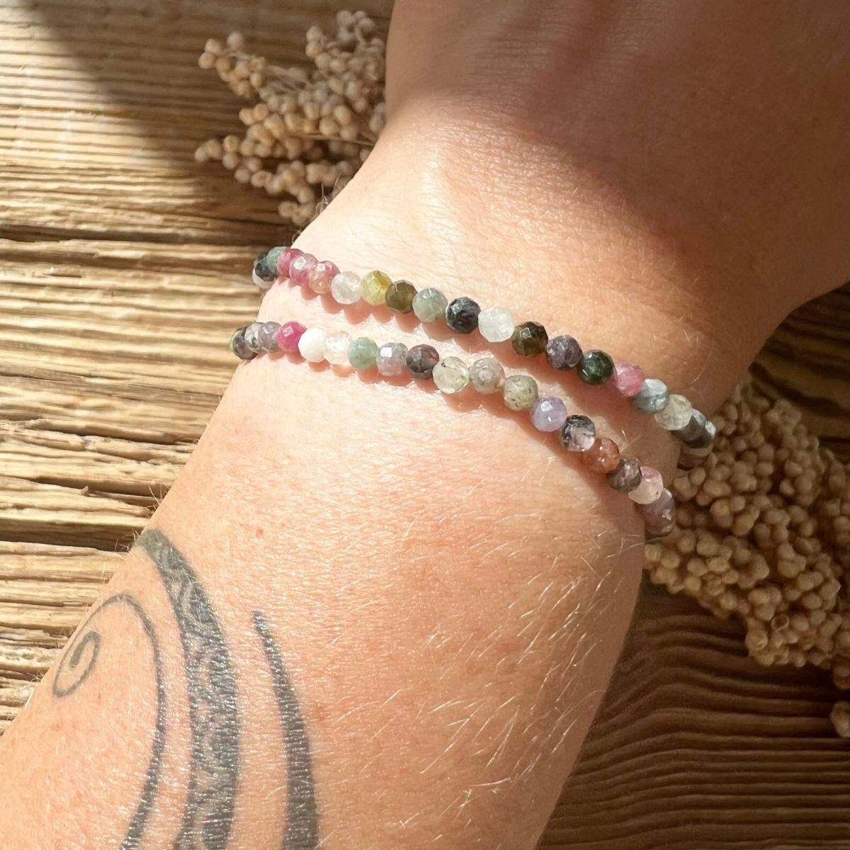 Turmalin (bunt) Armband - DIY SPIRIT #