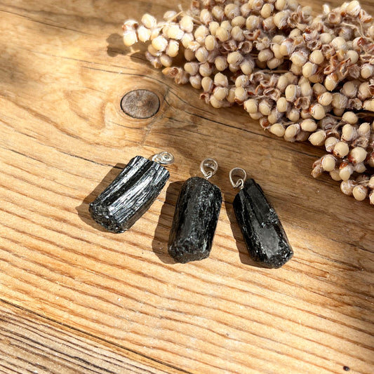 Turmalin (roh) Halskette - DIY SPIRIT #