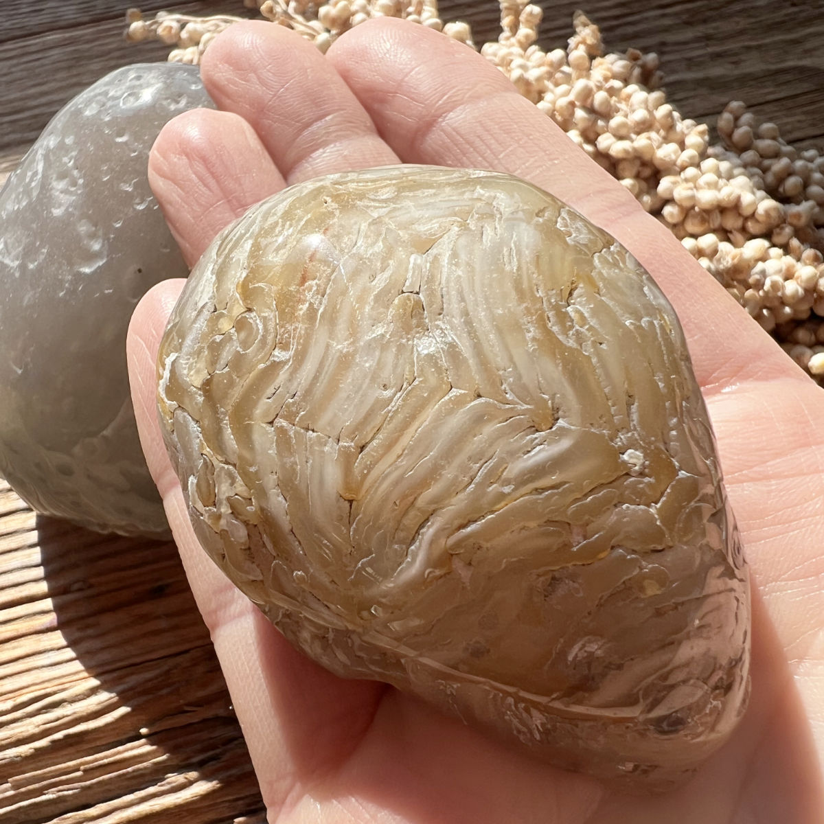 Wasserachat Geode (Enhydro) - DIY SPIRIT #