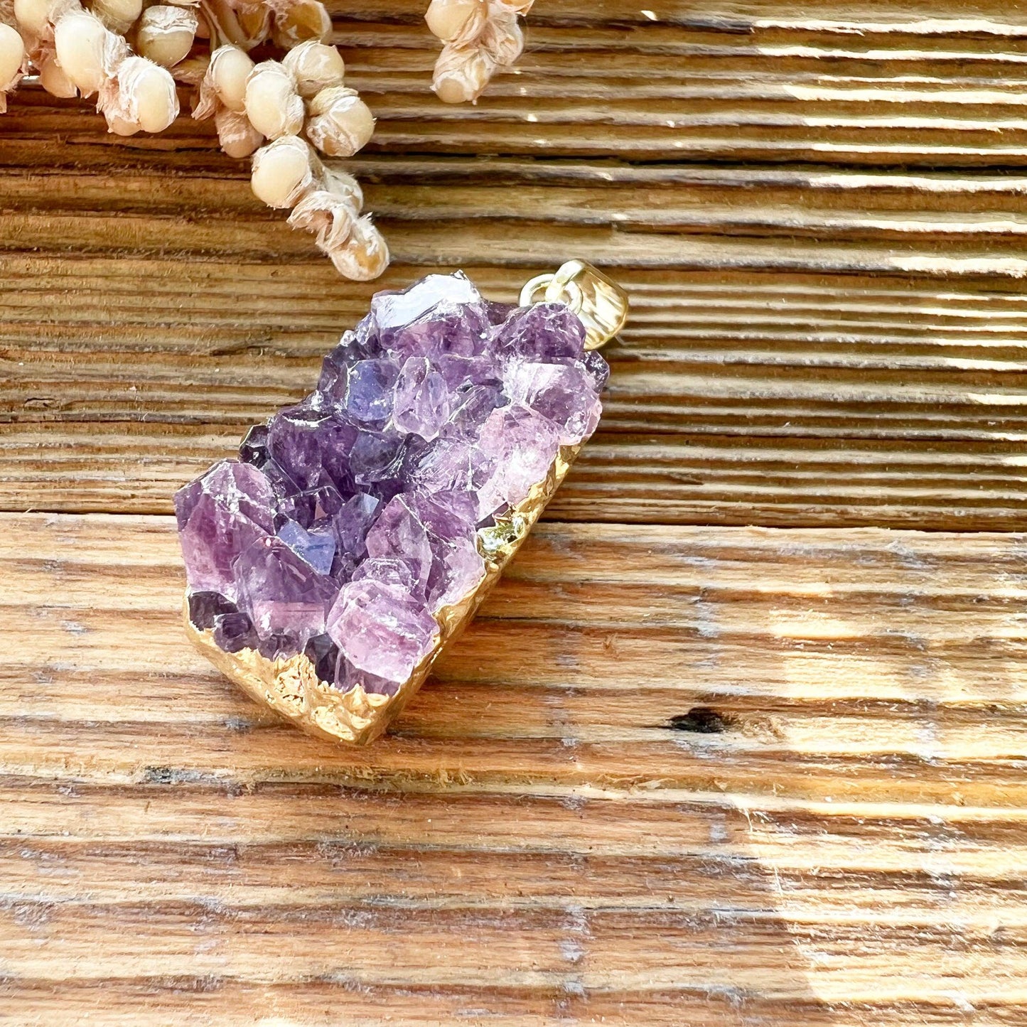 AMETHYST Cluster Kette - DIY SPIRIT