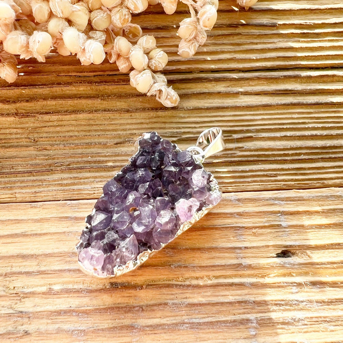 AMETHYST Cluster Kette - DIY SPIRIT