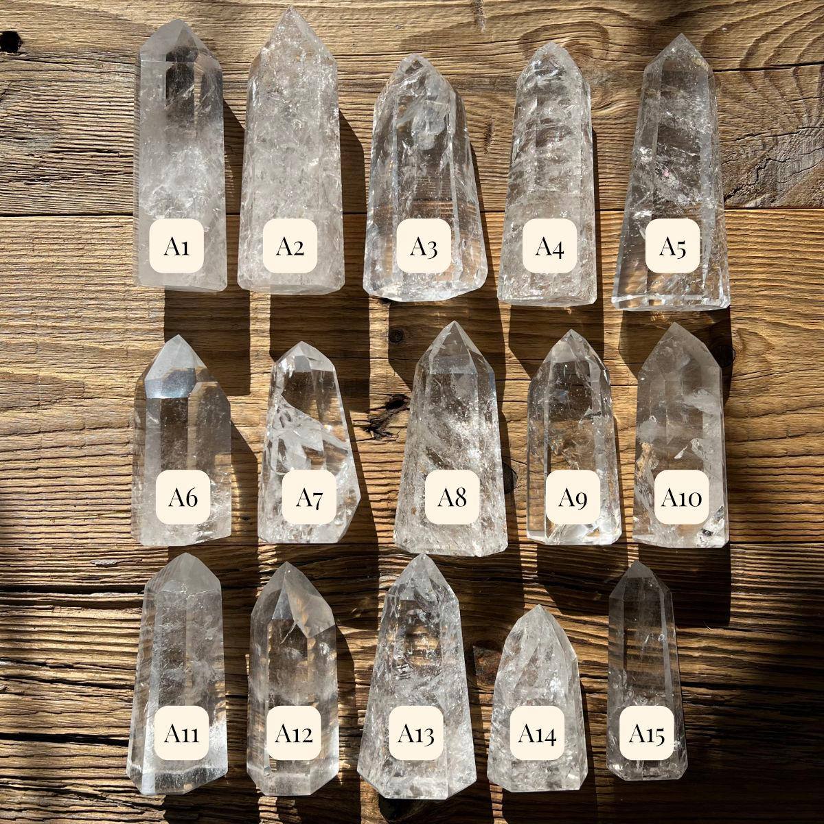 Bergkristall Spitze (Unikate) - DIY SPIRIT