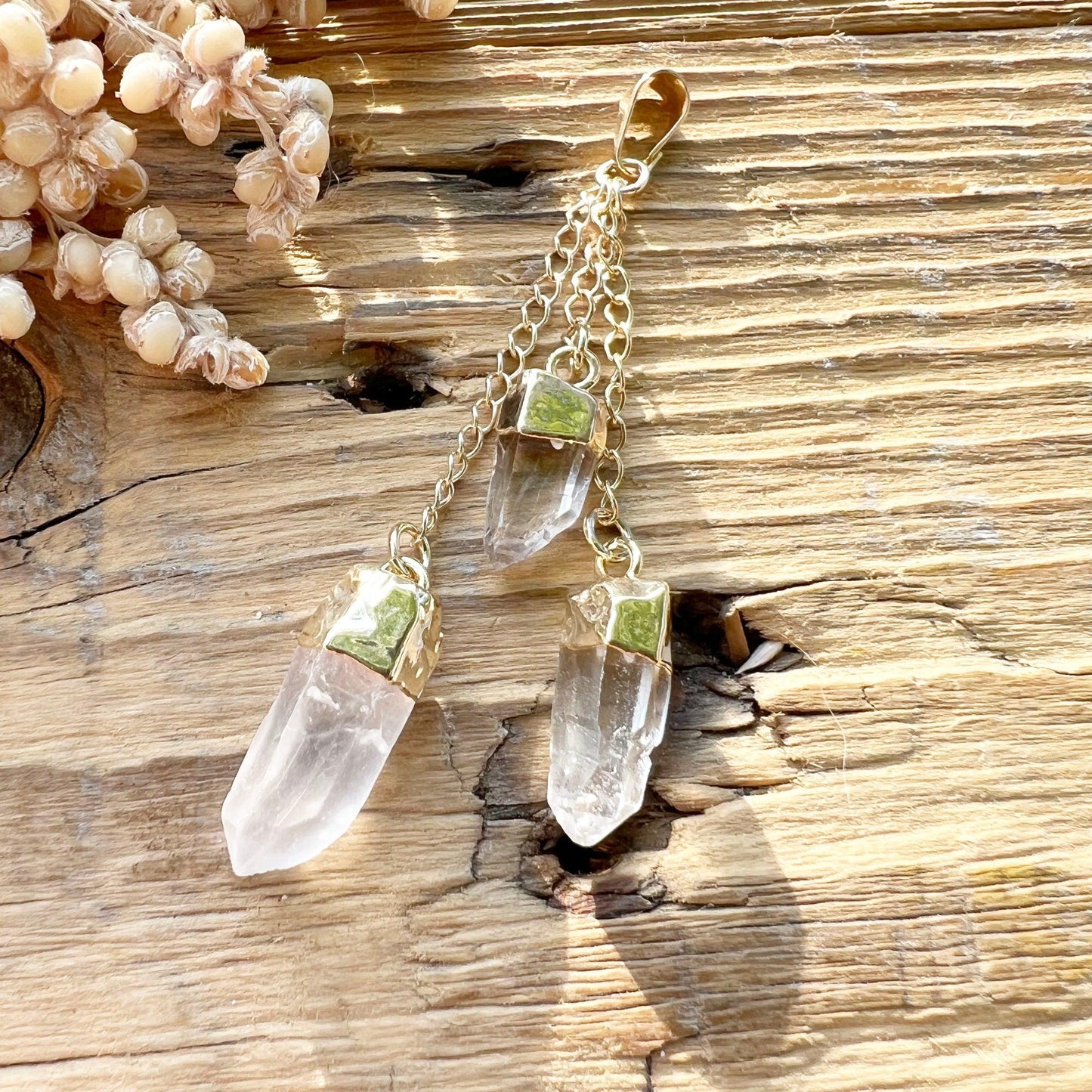 BERGKRISTALL Triple Kette - DIY SPIRIT