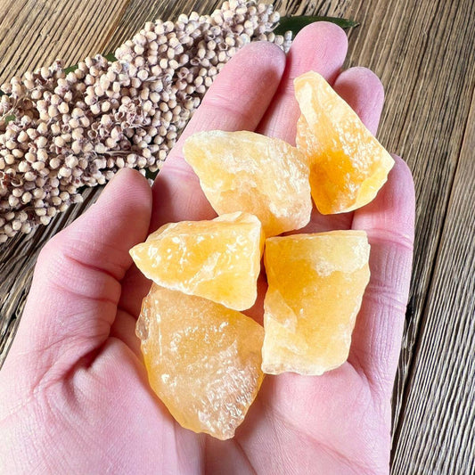 CALCIT (gelb) Rohstein - DIY SPIRIT