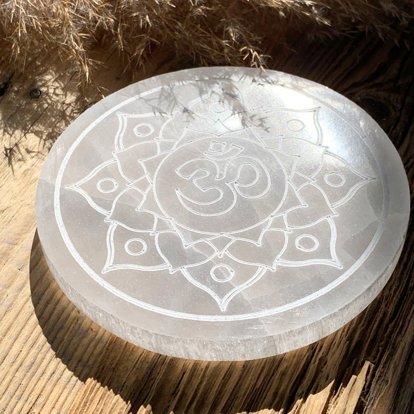 Selenit Ladeplatte (Om) - DIY SPIRIT