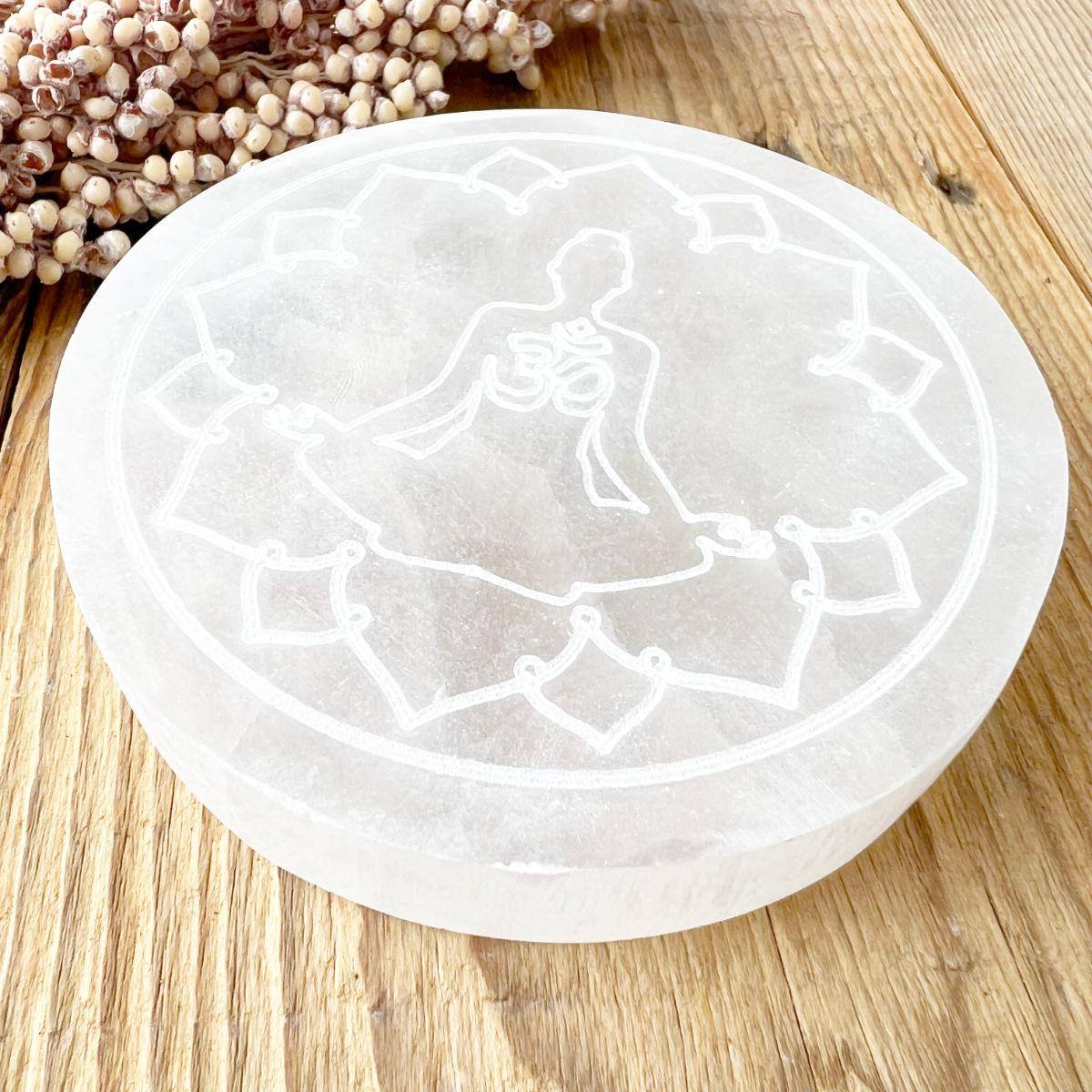 Selenit Ladeplatte (Meditation) - DIY SPIRIT