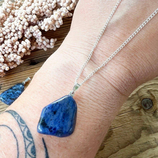 DUMORTIERIT Halskette - DIY SPIRIT