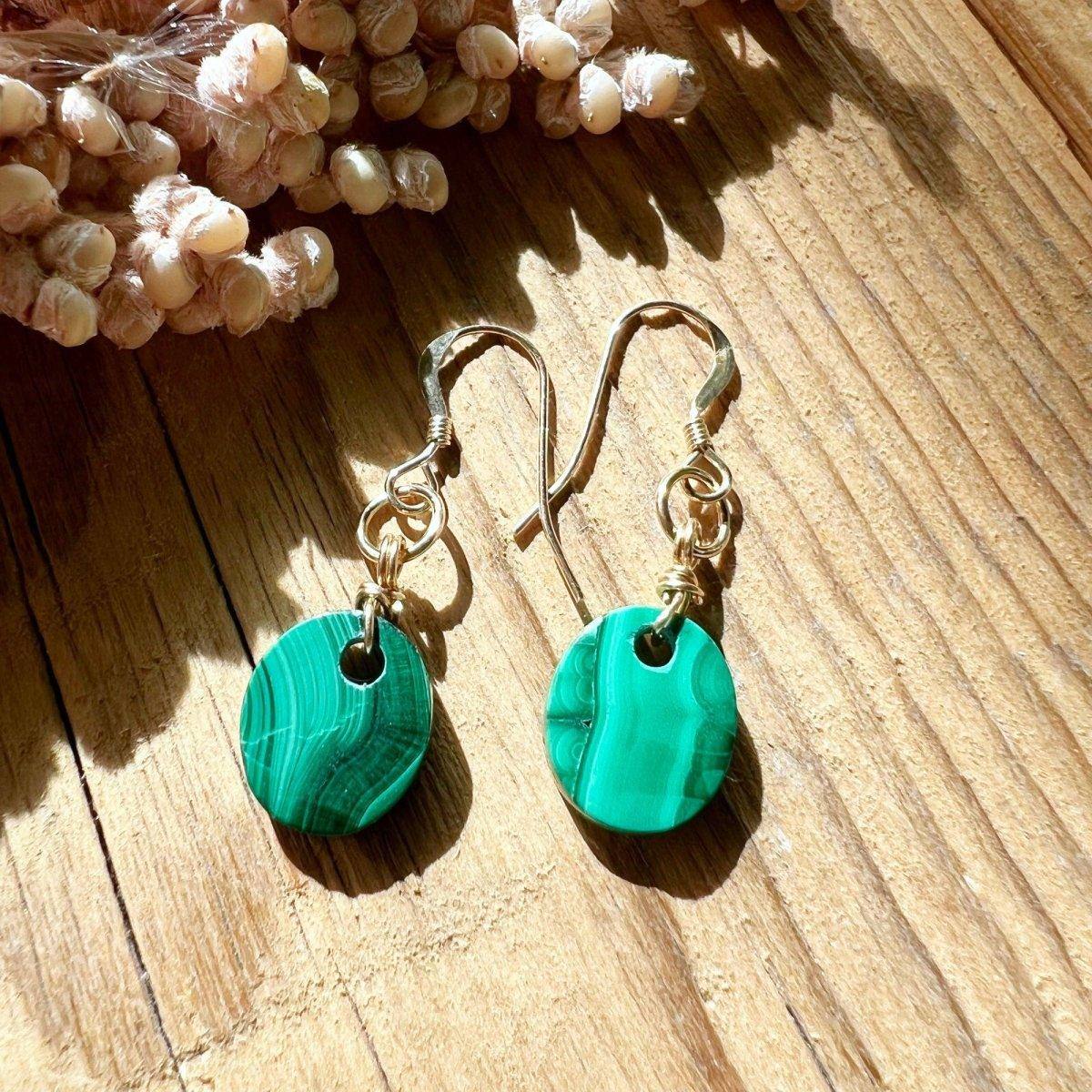 MALACHIT Signature Ohrringe - DIY SPIRIT