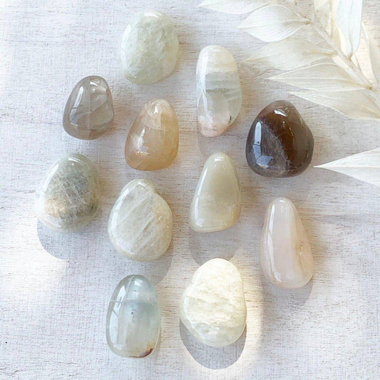 MONDSTEIN (grau) Anhänger - DIY SPIRIT