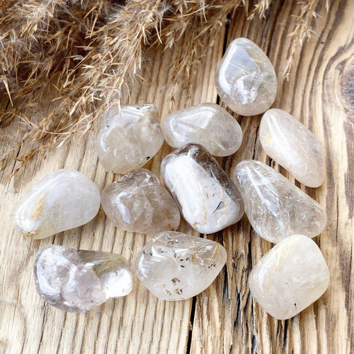 RUTILQUARZ Trommelstein - DIY SPIRIT