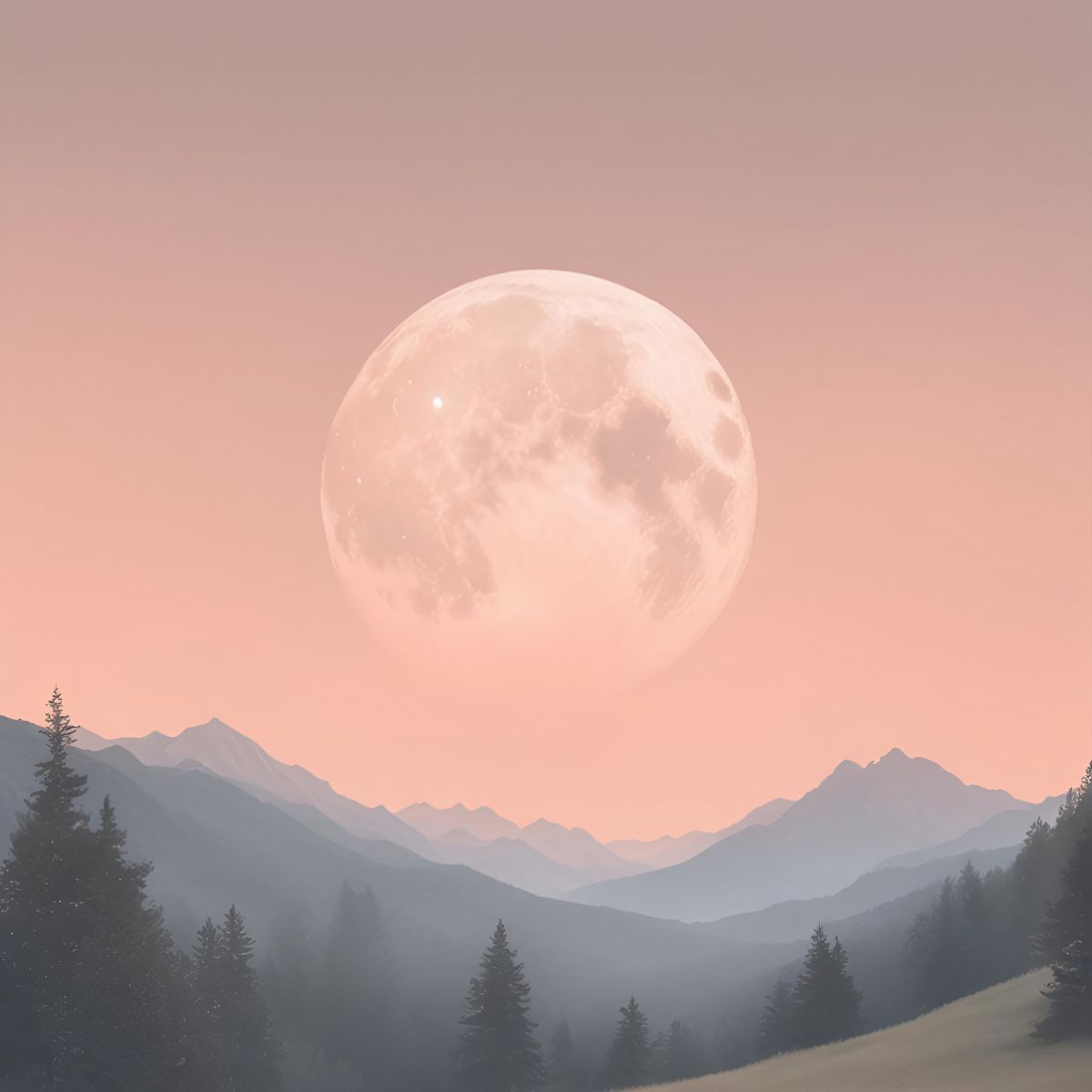 Jägermond Vollmond im Oktober