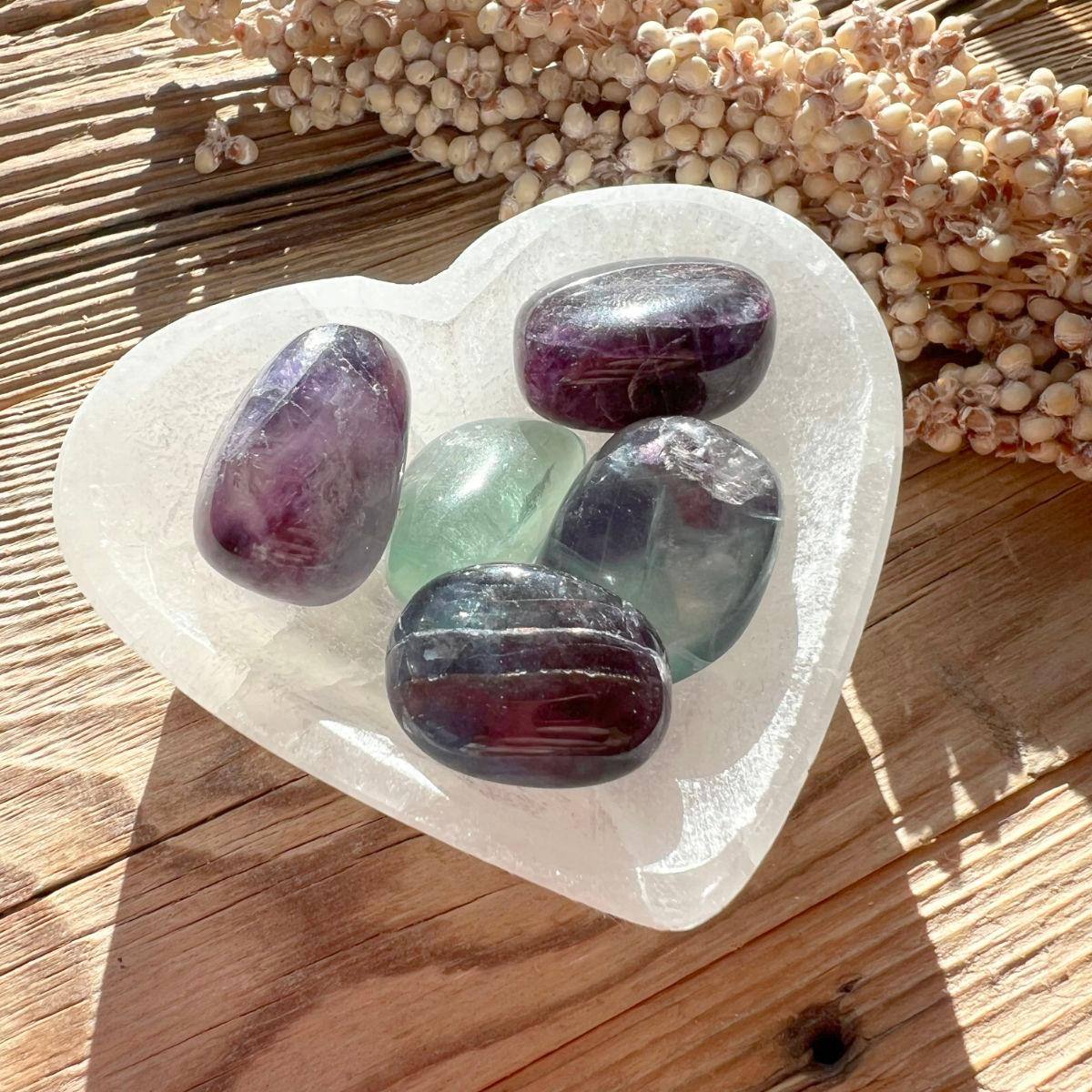 Selenit Schale (Herz) - DIY SPIRIT #