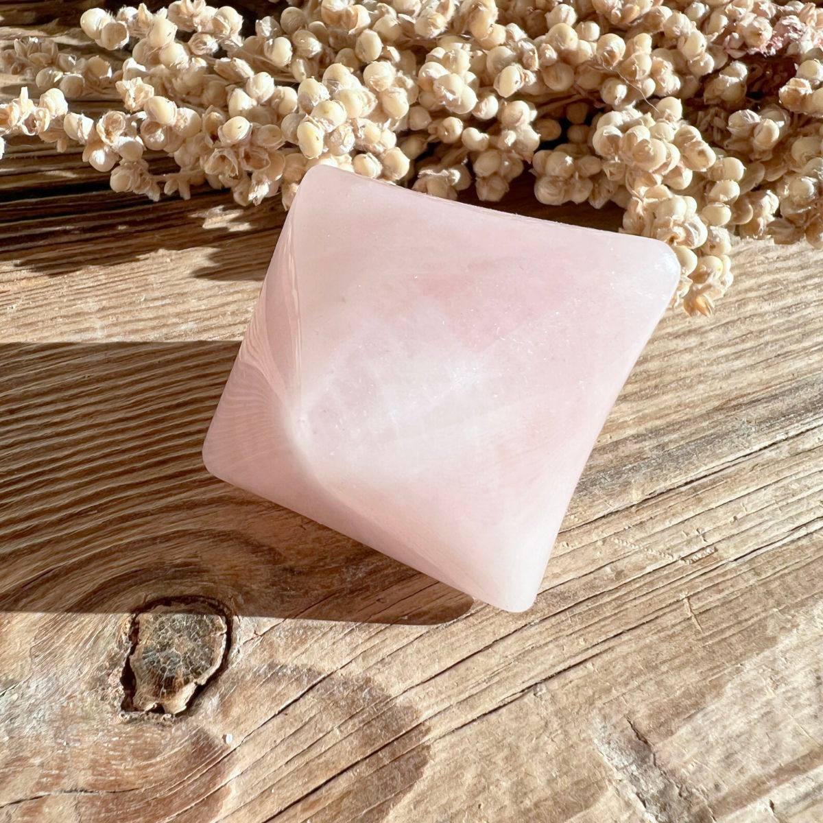 Rosenquarz Achtsamkeitskristall - DIY SPIRIT #