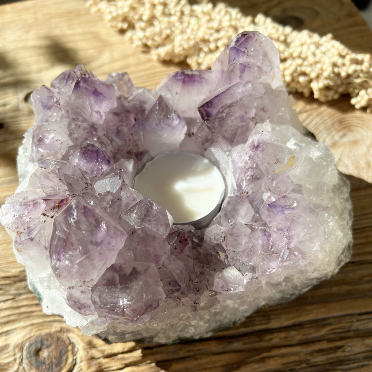 Amethyst Teelicht