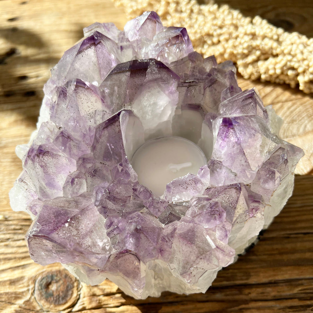 Amethyst Teelicht