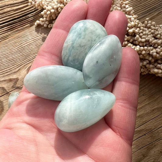 Aquamarin Trommelstein - DIY SPIRIT #