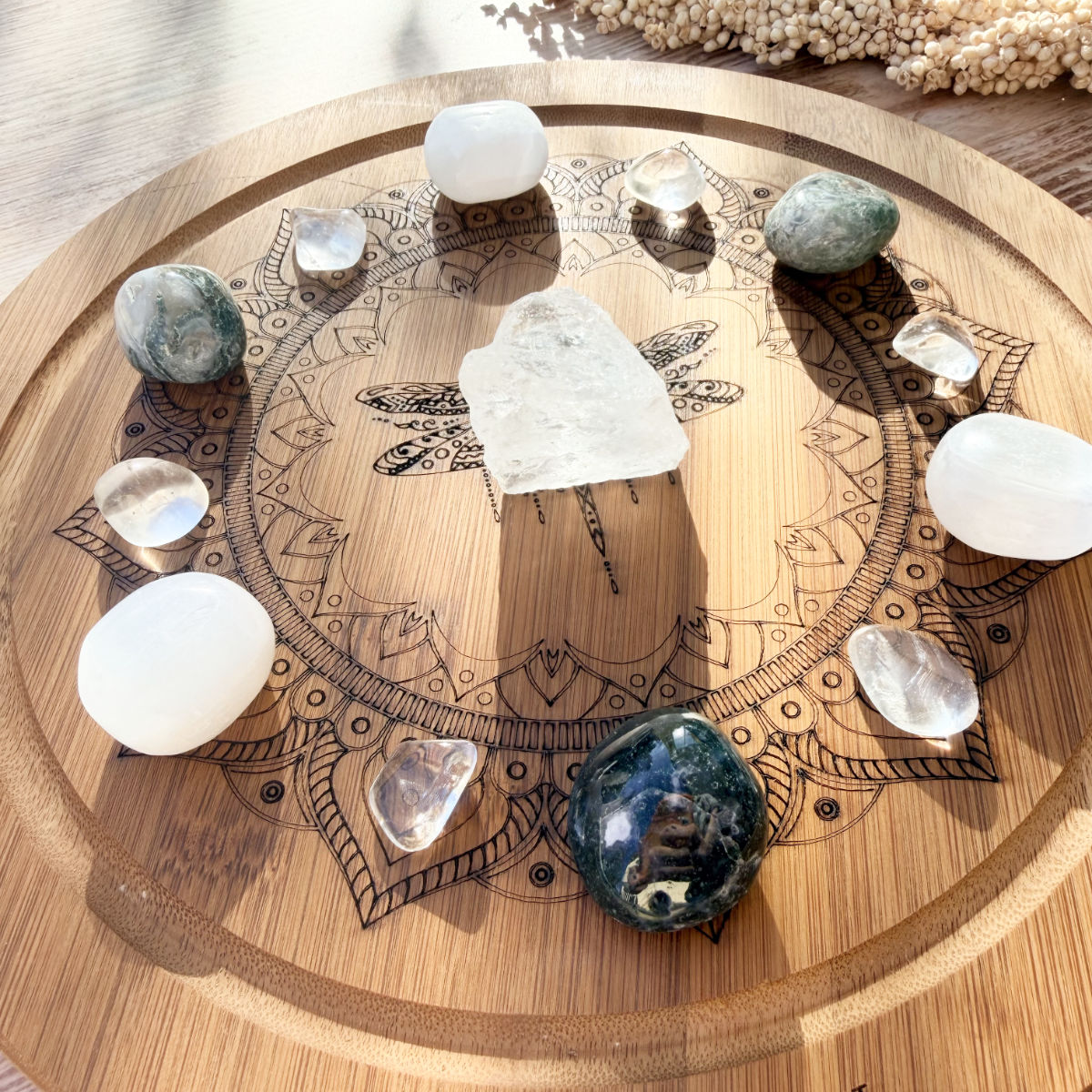 Awake Crystal Grid Board (Bambus) - DIY SPIRIT