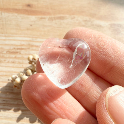 Bergkristall Herz