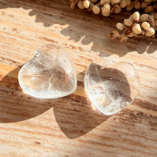 Bergkristall Herz
