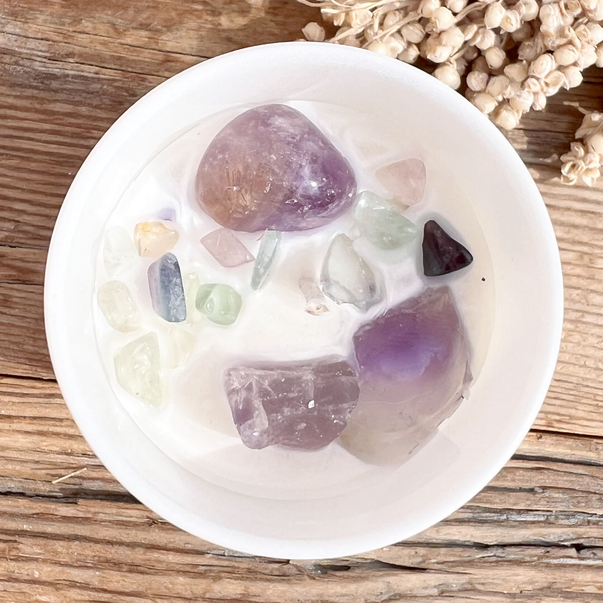 Kristallkerze Drittes Auge (Ajna) - DIY SPIRIT #