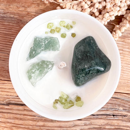 Kristallkerze Herzchakra (Anahata) - DIY SPIRIT #