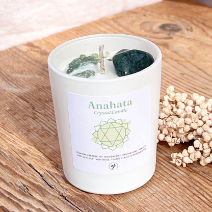 Kristallkerze Herzchakra (Anahata) - DIY SPIRIT #