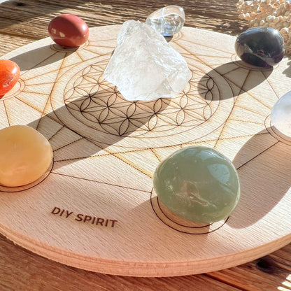Chakra Trommelstein-Set - DIY SPIRIT #