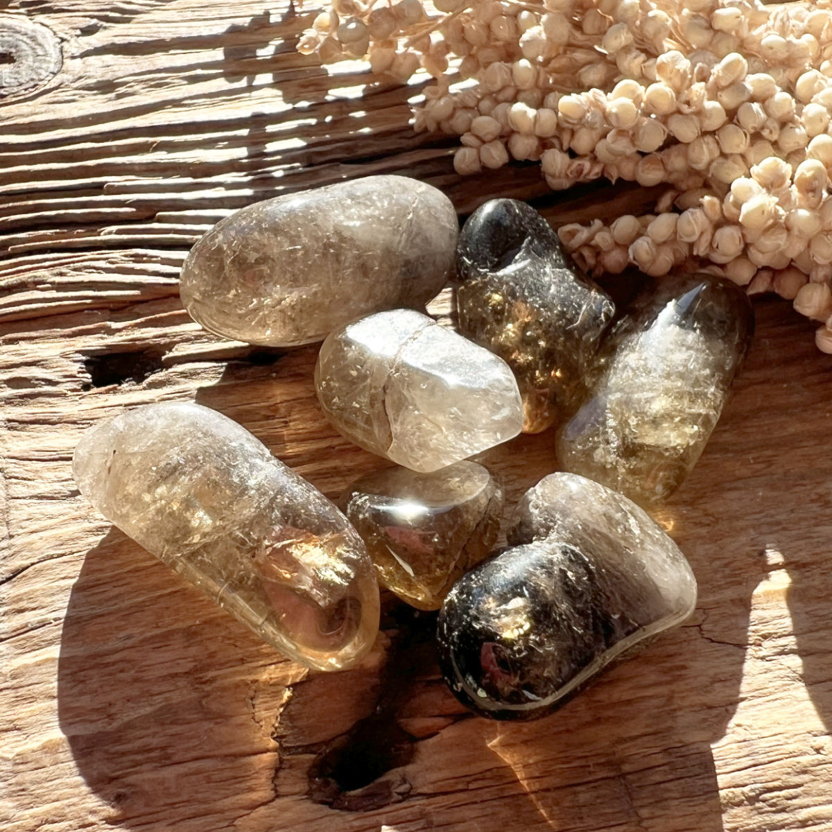 Citrin (Natur) Trommelstein - DIY SPIRIT #