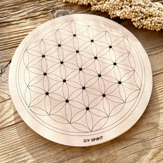 Crystal Grid Board (Blume des Lebens) - DIY SPIRIT #