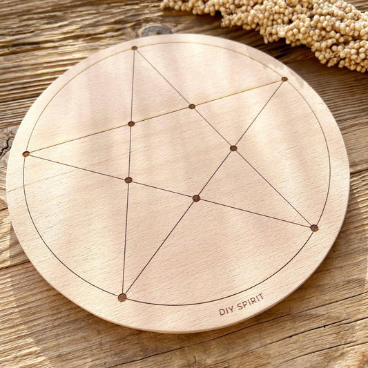 Crystal Grid Board (Pentagramm) - DIY SPIRIT #