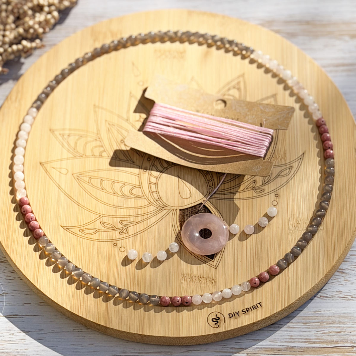 Selflove Mala DIY-Set – Materialien zum Selberknüpfen der Mala