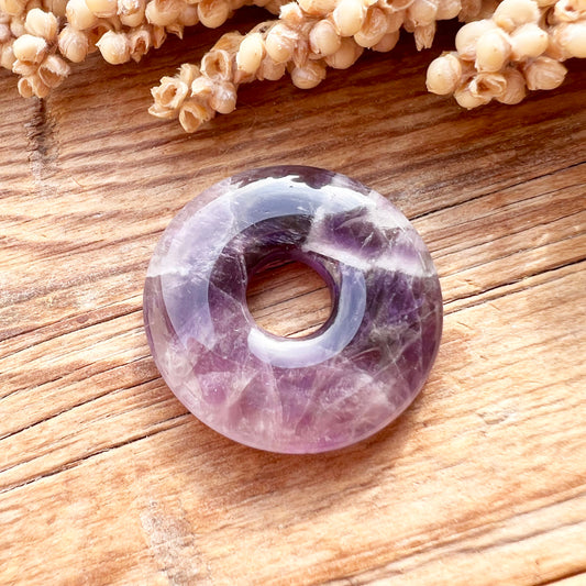 Amethyst Donut-Anhänger