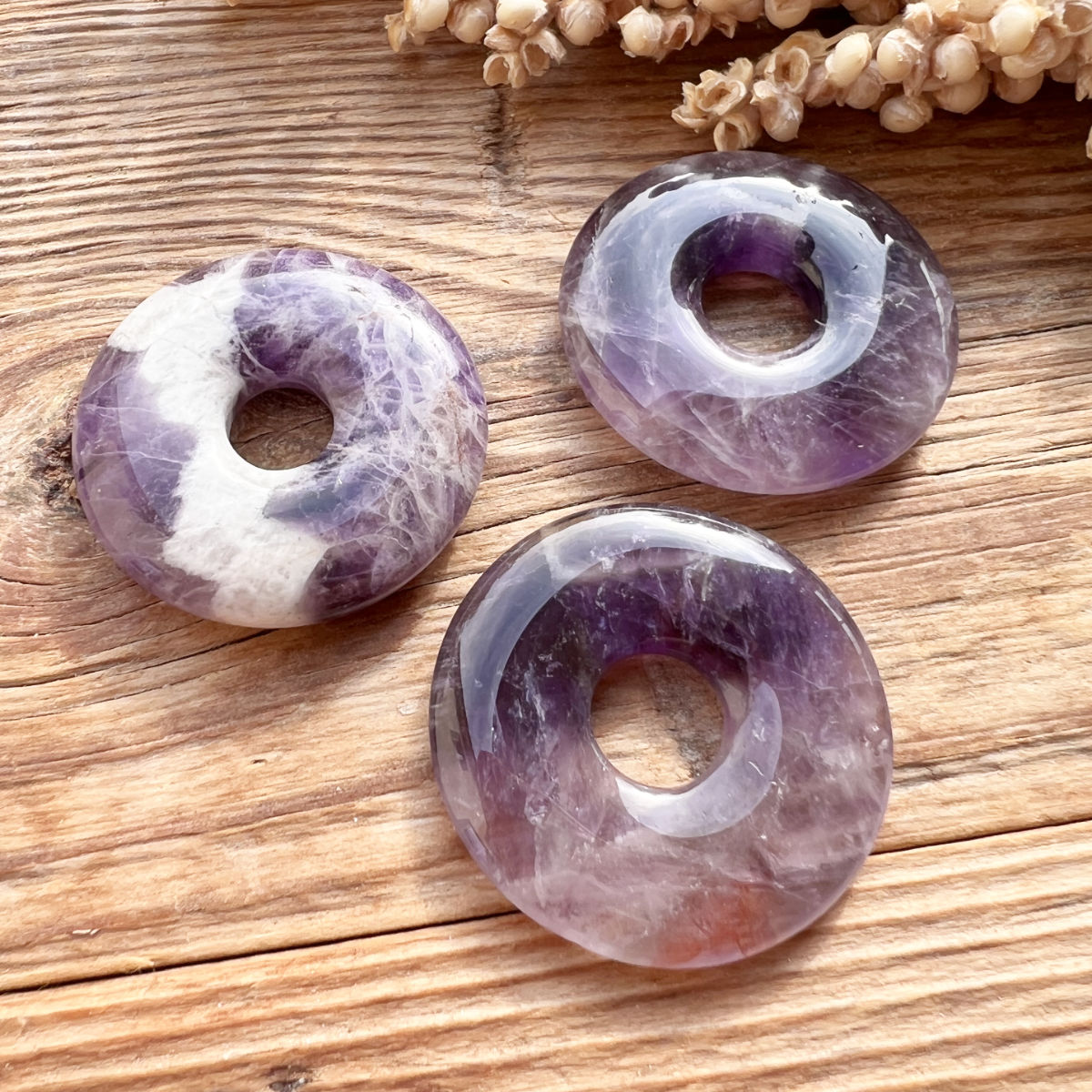 Amethyst Donut-Anhänger