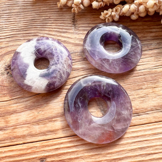 Amethyst Donut-Anhänger