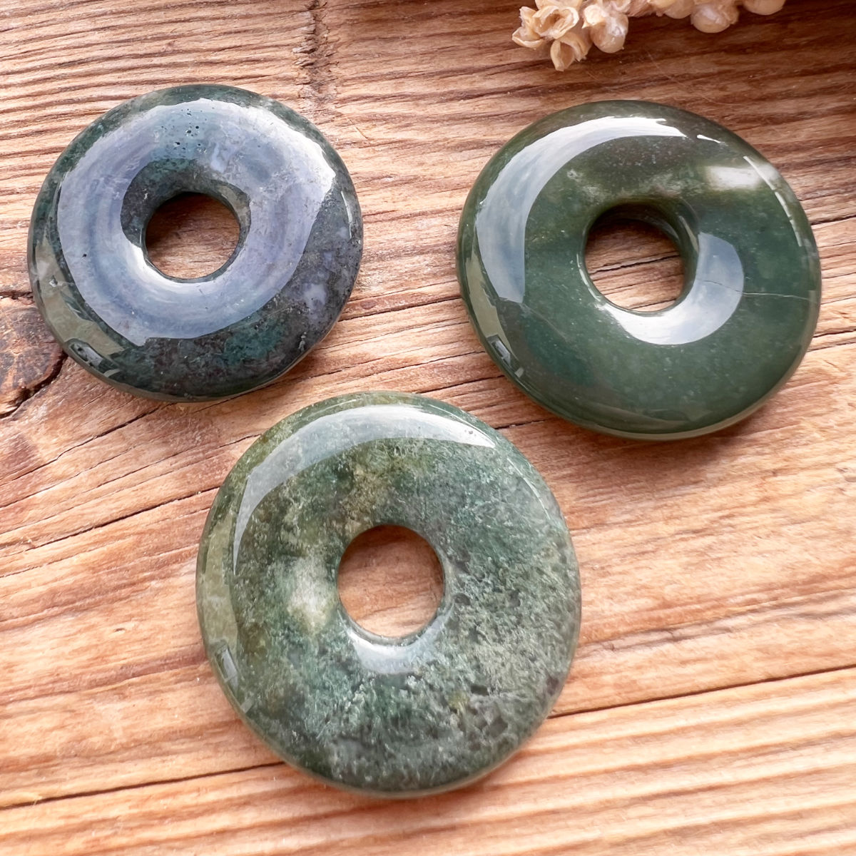 Moosachat Donut-Anhänger