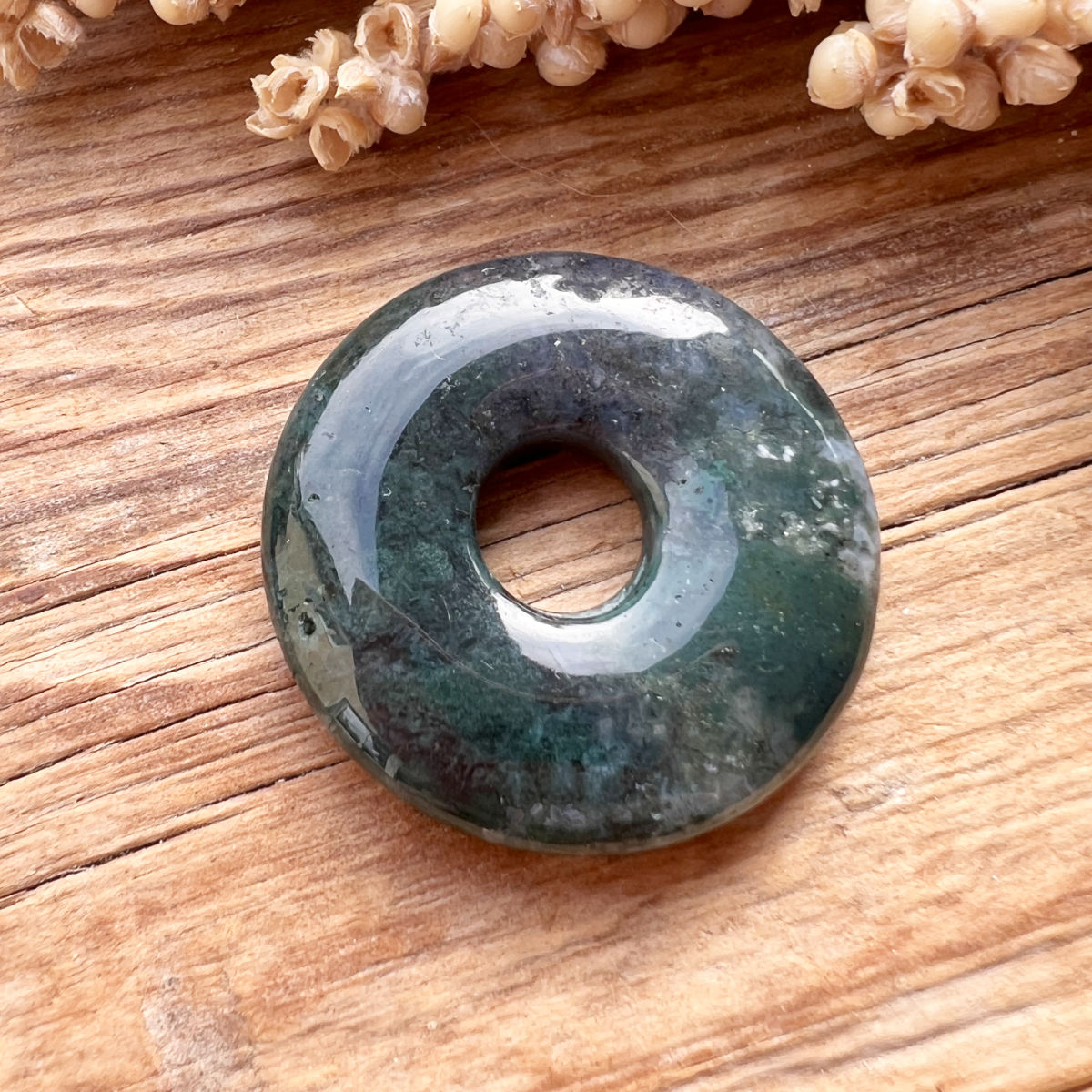 Moosachat Donut-Anhänger