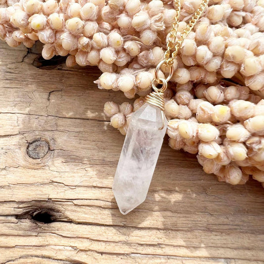 Regenbogen-Mondstein Doppelender Halskette - DIY SPIRIT #